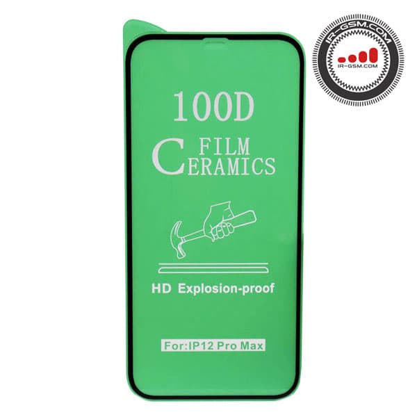 گلس سرامیکی نانو آیفون IPHONE 12 PRO MAX CERAMICS 9D — تصویر ۳