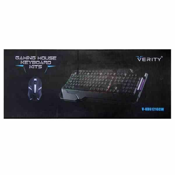 کیبورد و موس سیم دار گیمینگ VERITY – 6121 — تصویر ۳