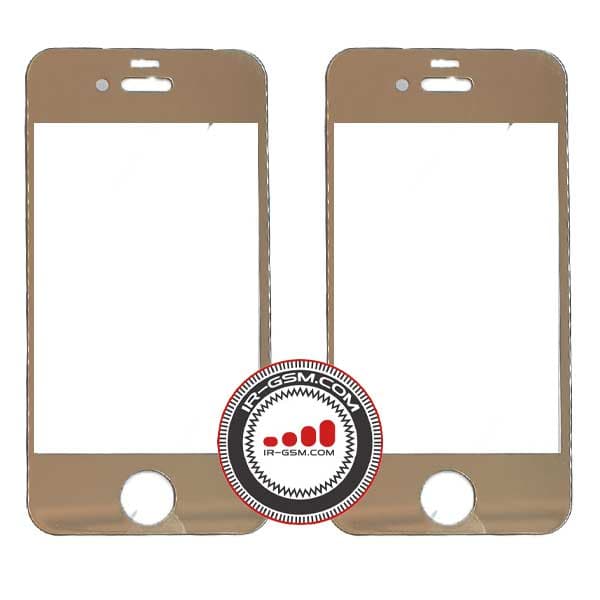 گلس تعمیراتی طلایی آیفون GLASS IPHONE 4G
