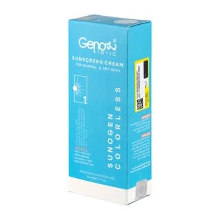 کرم ضد آفتاب SPF50 بی رنگ ژنوبایوتیک مناسب پوست خشک و معمولی حجم 50 میلی لیتر — تصویر ۸