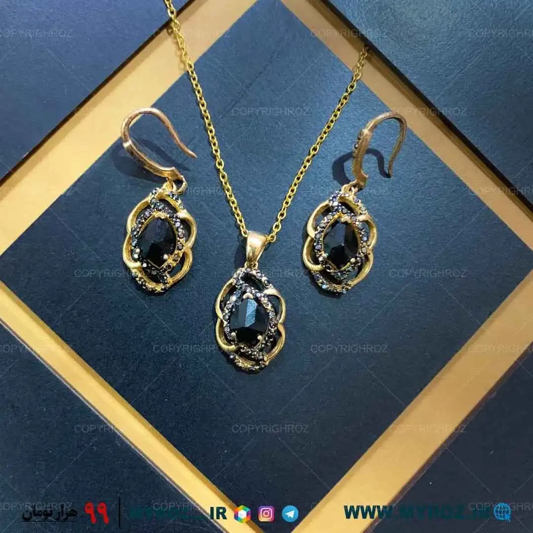 نیم ست زنانه نگین دار مدل 288 — تصویر ۹
