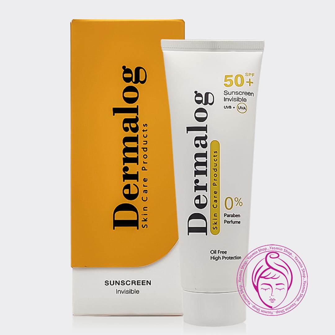 کرم ضدآفتاب SPF50 بدون رنگ درمالوگ مناسب پوست چرب تا مختلط حجم 50 میلی لیتر — تصویر ۶