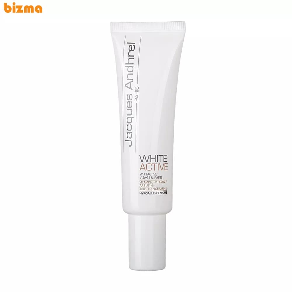 کرم ضد لک و روشن کننده ژاک آندرل پاریس مدل White Active حجم 30 میلی لیتر