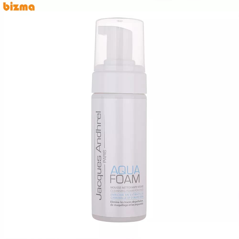 فوم شستشوی صورت ژاک آندرل پاریس مدل AQUA FOAM حجم 150 میلی لیتر — تصویر ۲