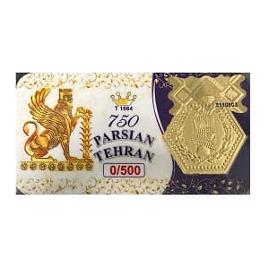 طلا 18 عیار – 0.5 گرم – 500 سوت طرح کوروش