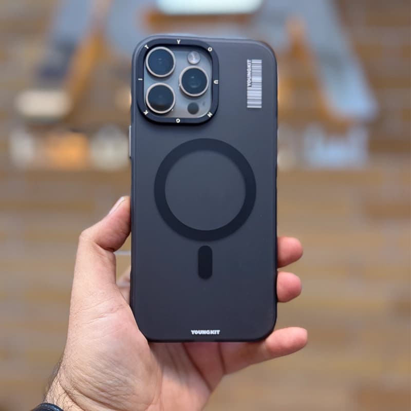 کاور YOUNGKIT مدل Hidden Sand Magsafe Series مناسب برای Apple iPhone 16 ProMax — تصویر ۶