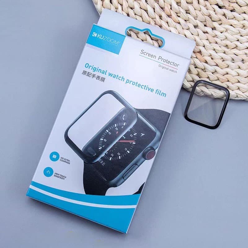 محافظ صفحه نمایش KUZOOM مناسب برای اپل واچ سری 10 و 11 42 میلی متری — تصویر ۴