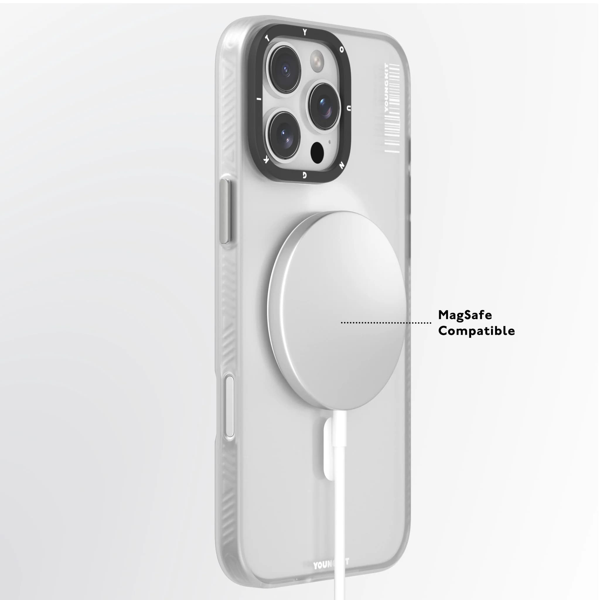 کاور YOUNGKIT مدل Crystal 360° Rotation Ring Stand مناسب برای Apple iPhone 16 ProMax — تصویر ۵