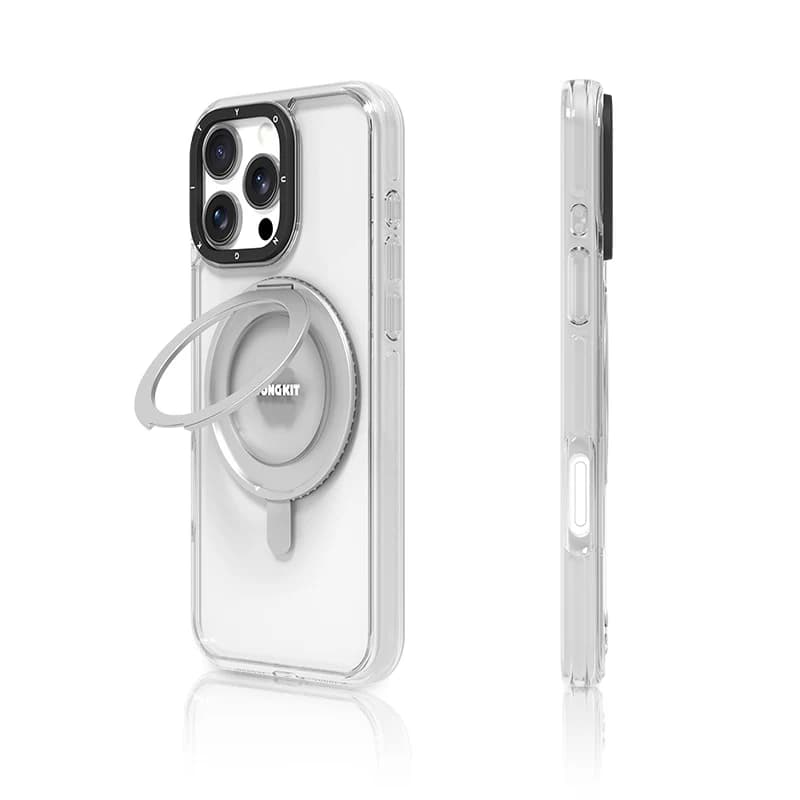 کاور YOUNGKIT مدل Crystal 360° Rotation Ring Stand مناسب برای Apple iPhone 16 ProMax — تصویر ۳
