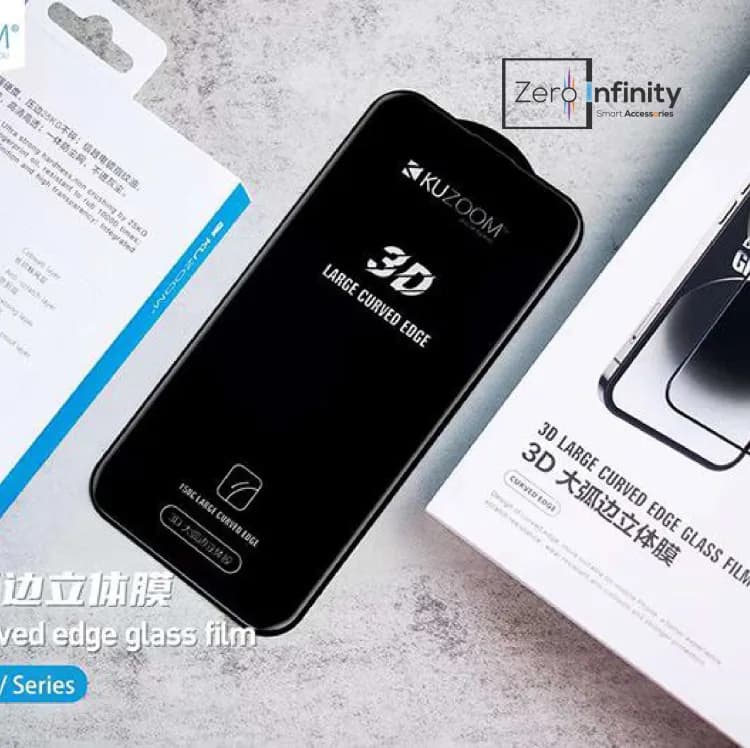 محافظ صفحه نمایش توری دار آنتی استاتیک KuZoom مناسب برای آیفون iPhone 16/15/14Pro — تصویر ۱۱