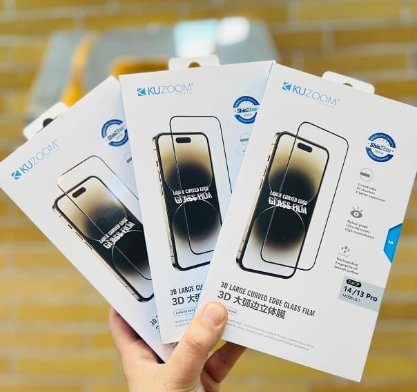 محافظ صفحه نمایش توری دار آنتی استاتیک KuZoom مناسب برای آیفون iPhone 16/15/14Pro — تصویر ۷