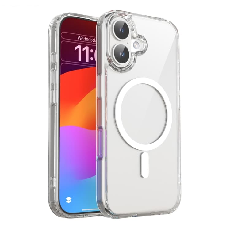 کاور مگ سیف شفاف برند Mutural مناسب برای گوشی موبایل اپل iPhone 16