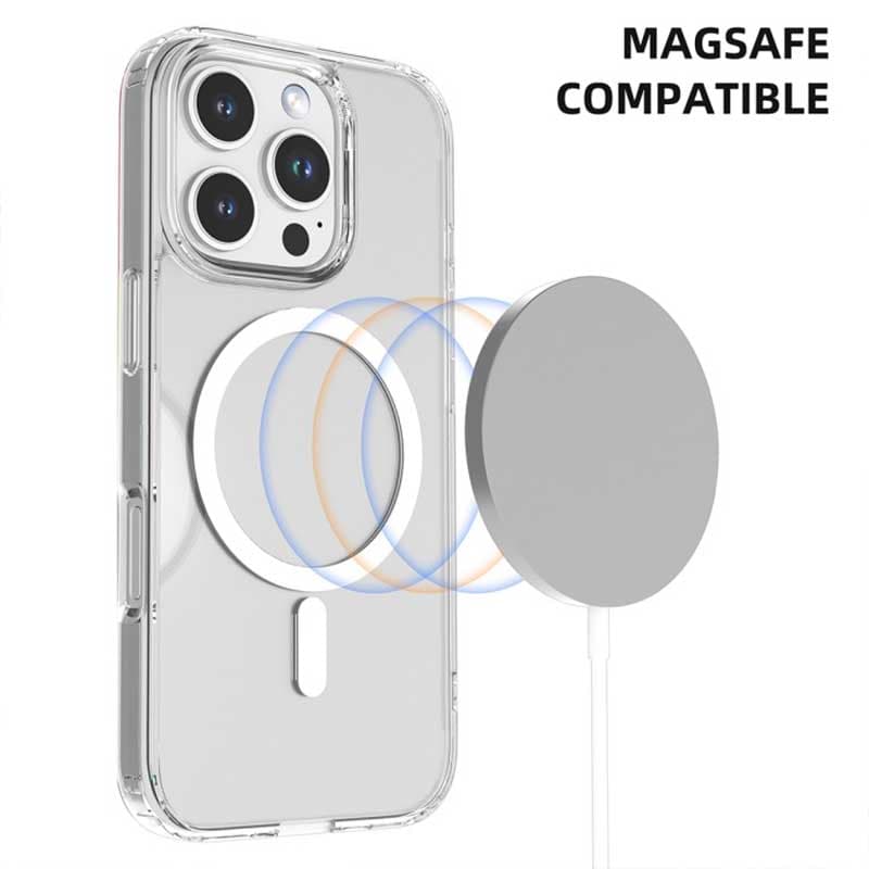 کاور مگ سیف شفاف برند Mutural مناسب برای گوشی موبایل اپل iPhone 16 Pro — تصویر ۸