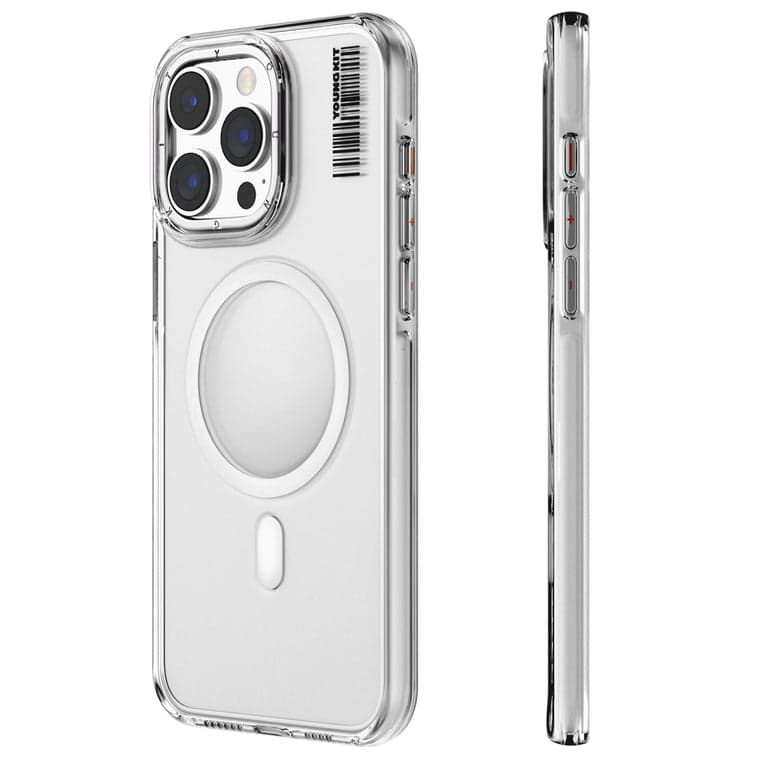 کاور YOUNGKIT مدل Colorless Crystal Shield MagSafe Series مناسب برای Apple iPhone 16 Pro — تصویر ۵