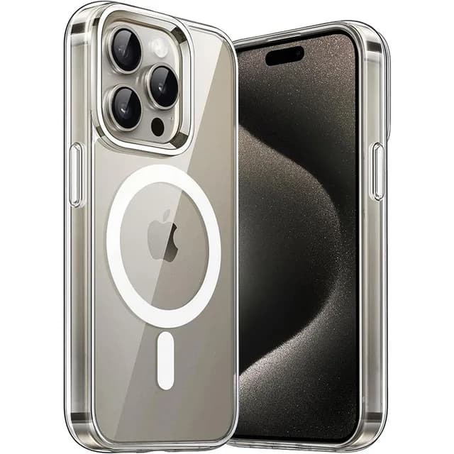 کاور شفاف مگ سیف برند iLex مناسب برای Apple iPhone 15 ProMax