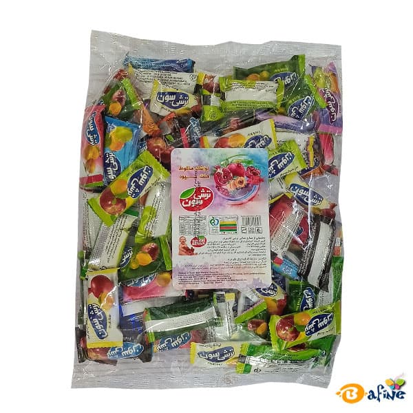 لواشک پذیرایی میوه ای مخلوط هفت میوه ترشی سون – 1 کیلوگرم