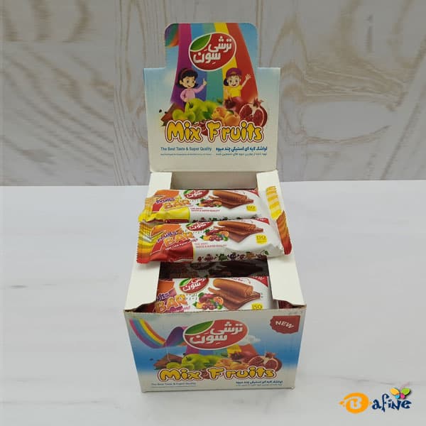 لواشک لایه ای استیکی چند میوه ترشی سون 24 عدد 45 گرمی — تصویر ۸