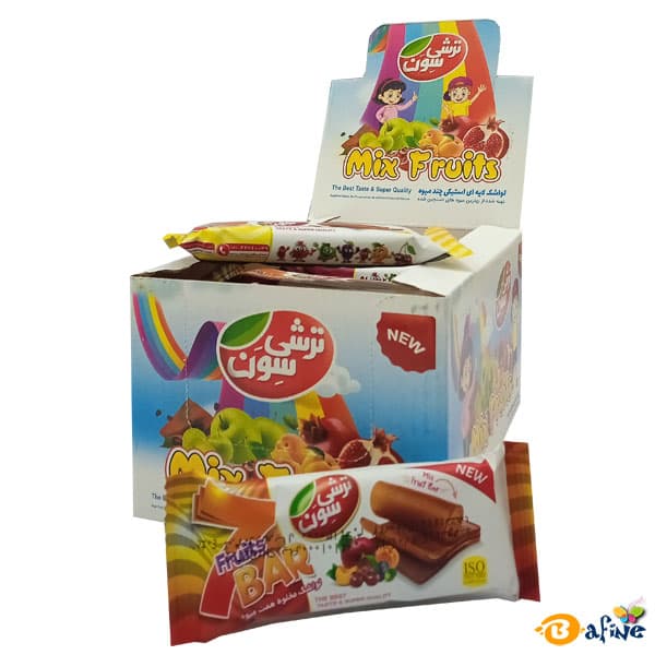 لواشک لایه ای استیکی چند میوه ترشی سون 24 عدد 45 گرمی