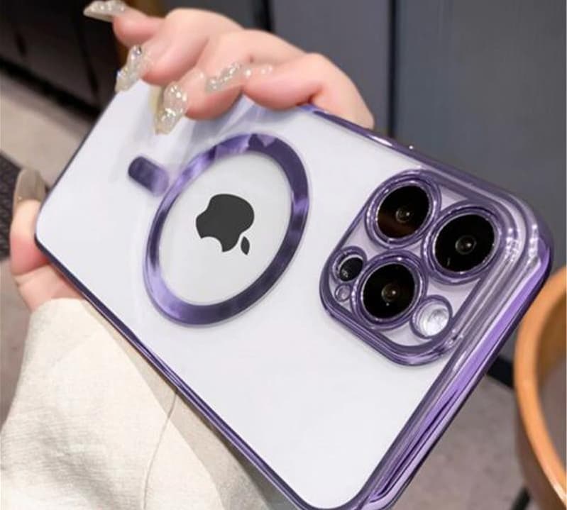 کاور شفاف Q Series مدل Magnetic همراه با محافظ لنز مناسب برای گوشی موبایل Apple iPhone 12 Pro — تصویر ۵