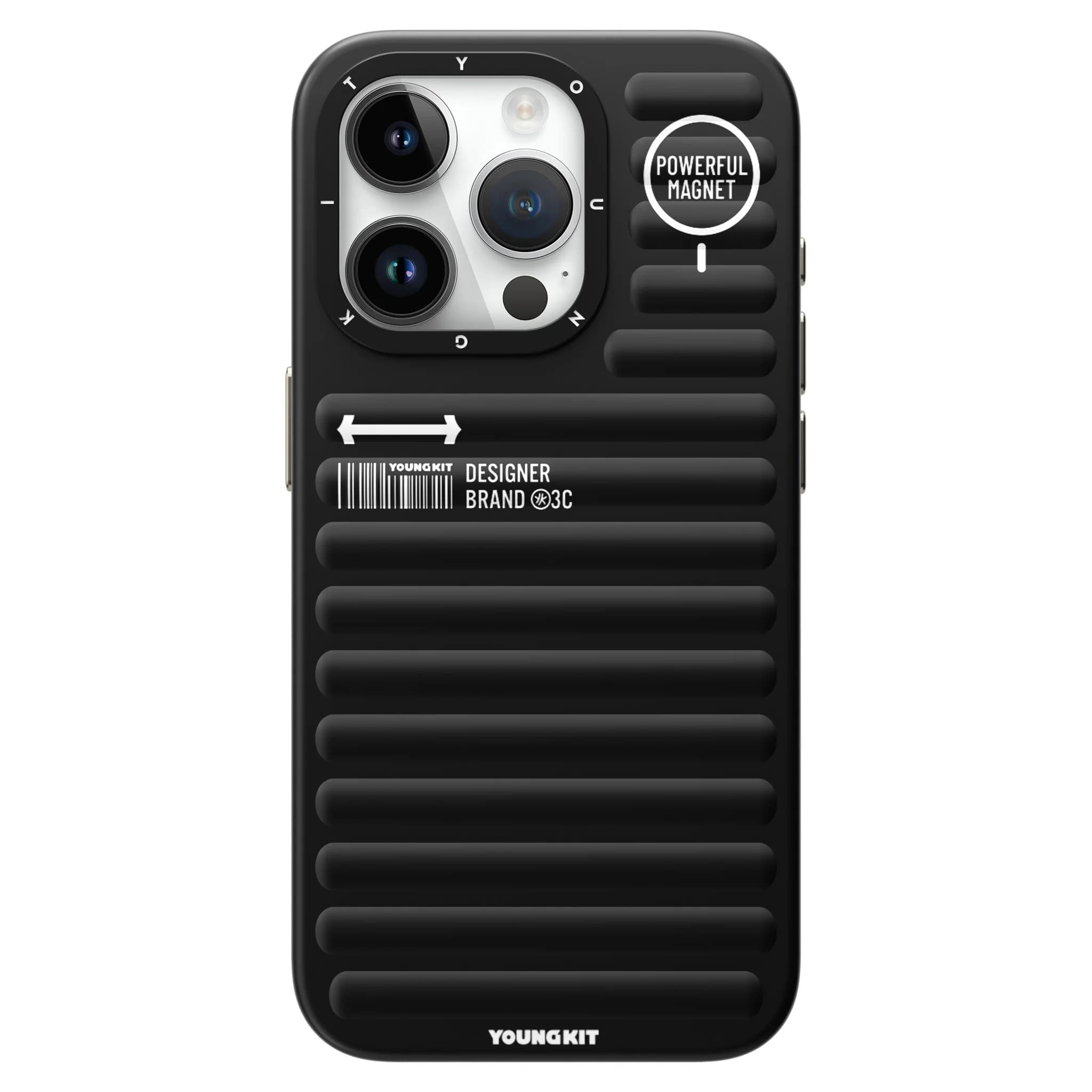 کاور YOUNGKIT مدل Black True Color Magsafe Series مناسب برای Apple iPhone 13 ProMax — تصویر ۲