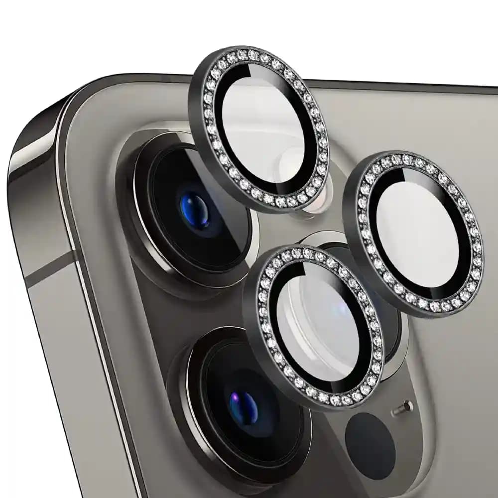 محافظ لنز دوربین نگین دار مدل رینگی مناسب برای گوشی موبایل اپل iPhone 11/11Pro/11ProMax/12/12Pro — تصویر ۱۰