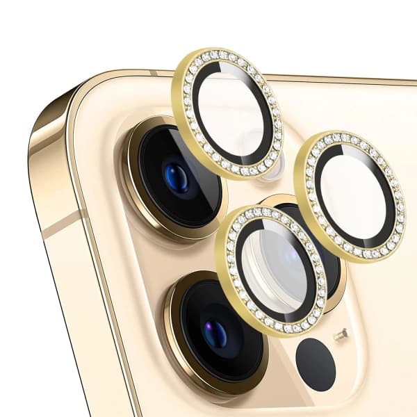 محافظ لنز دوربین نگین دار مدل رینگی مناسب برای گوشی موبایل اپل iPhone 11/11Pro/11ProMax/12/12Pro — تصویر ۷