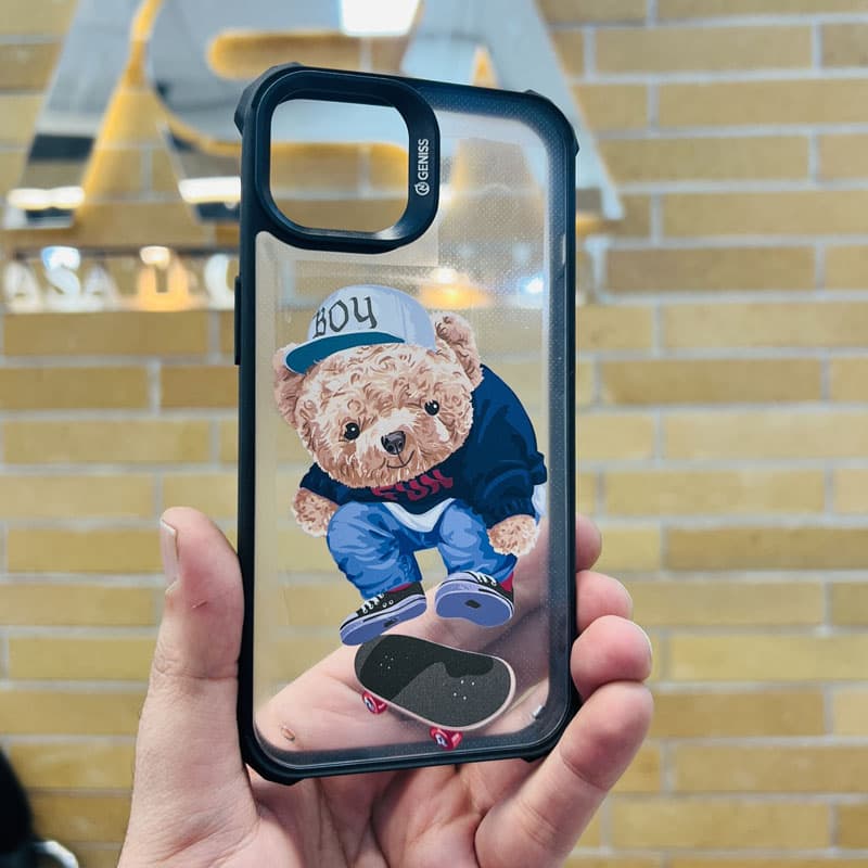 کاور شفاف GENISS طرح Skate Boy I مناسب برای گوشی موبایل iPhone 13/14 — تصویر ۹