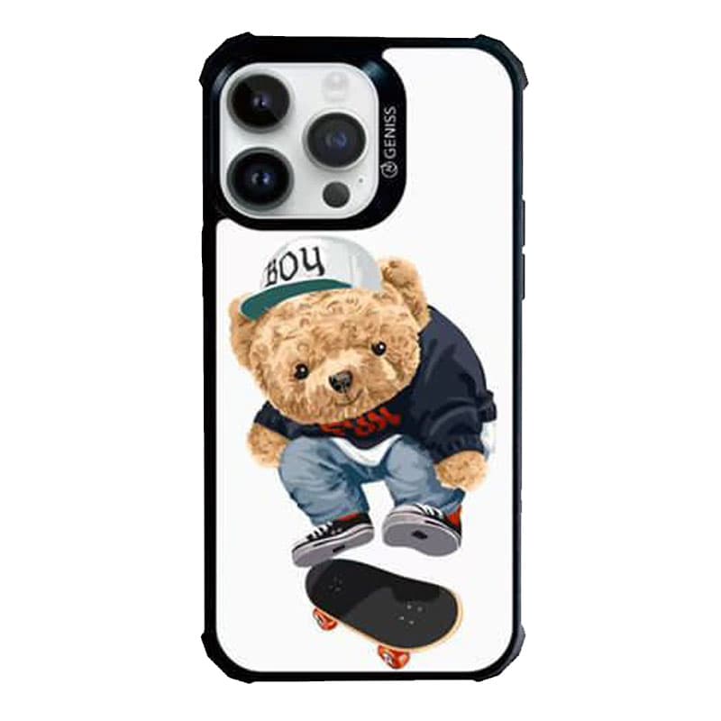 کاور شفاف GENISS طرح Skate Boy I مناسب برای گوشی موبایل iPhone 13/14