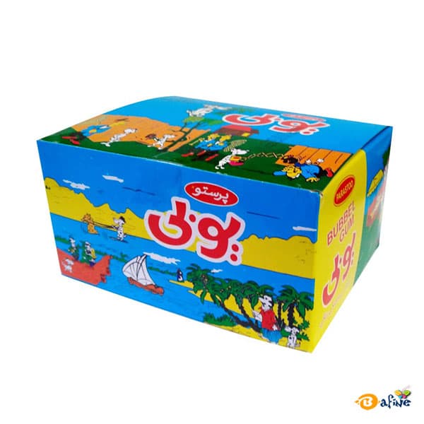آدامس بادکنکی عکسدار یوبی بسته ۱۰۰ عددی