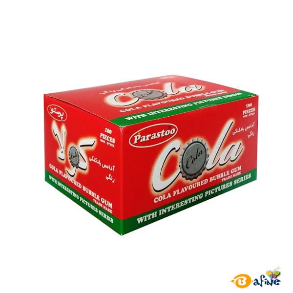 آدامس بادکنکی عکسدار کولا بسته ۱۰۰ عددی — تصویر ۵