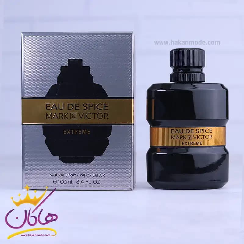 ادکلن فراگرنس مارک & ویکتور مردانه اسپایس بمب اکستریم 100 میل — تصویر ۲