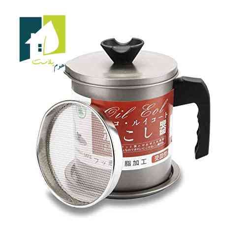 ظرف صافی روغن و مایعات استیل