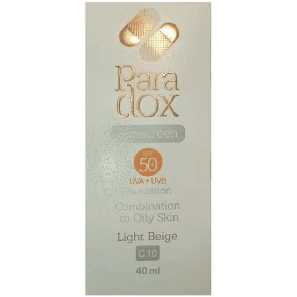 کرم ضدآفتاب پارادوکس SPF50 بژ روشن مناسب پوست مختلط تا چرب حجم 40 میلی لیتر — تصویر ۳