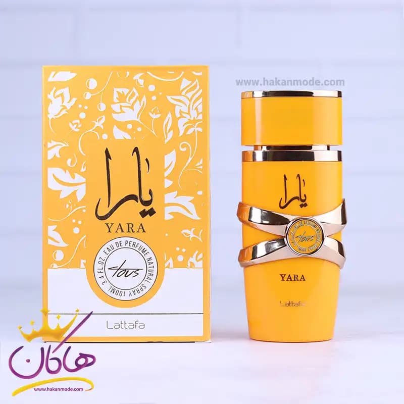 ادکلن لطافه زنانه یارا توس زرد 100 میل