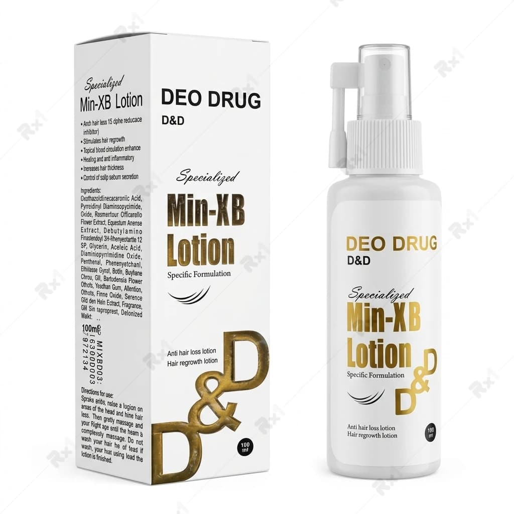 لوسیون تقویت کننده مو دئودراگ مدل Min-XB حجم 100 میلی لیتر — تصویر ۸
