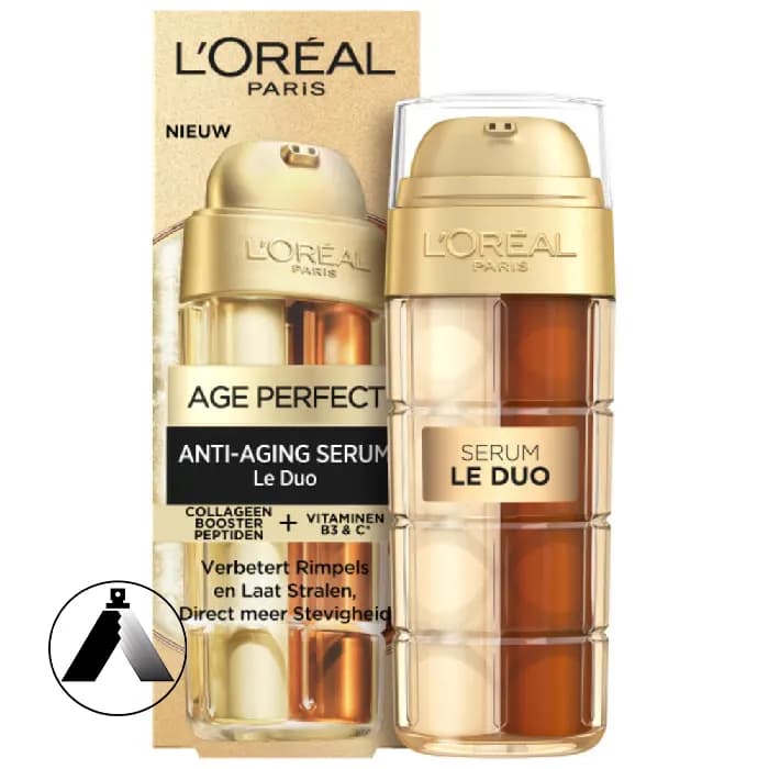 سرم جوانساز و روشن کننده لورال Age Perfect Duo — تصویر ۳