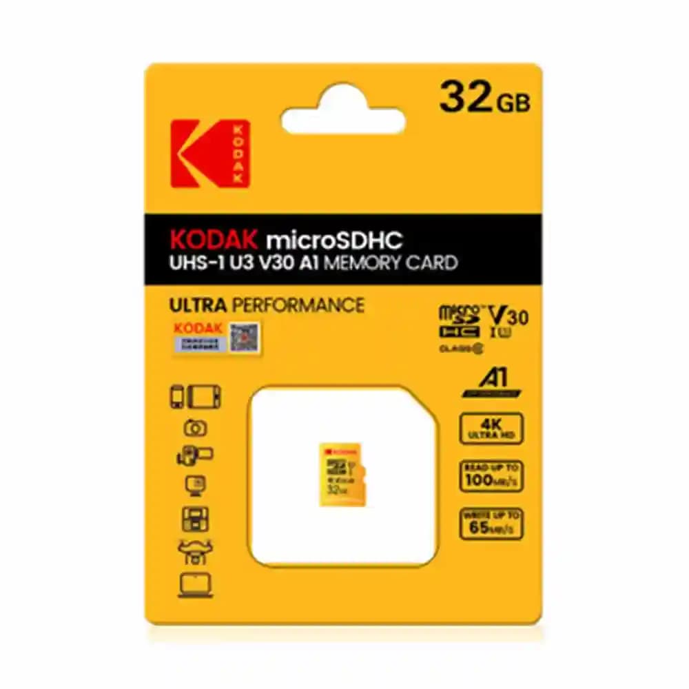 کارت حافظه microSDHC کداک مدل UHS-I U3 V30 A1 ظرفیت 32 گیگابایت — تصویر ۳