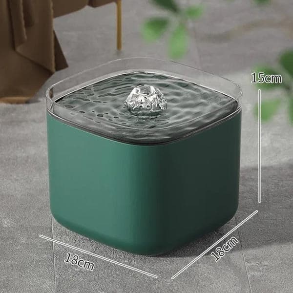 آبخوری اتوماتیک و تصفیه آب گربه و سگ مرلین مدل دارای دیواره شیشه ای — تصویر ۴