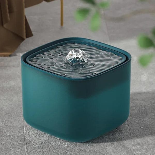 آبخوری اتوماتیک و تصفیه آب گربه و سگ مرلین مدل دارای دیواره شیشه ای — تصویر ۳