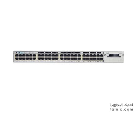 سوئیچ سیسکو WS-C3750X-48P-S Switch Refurbished