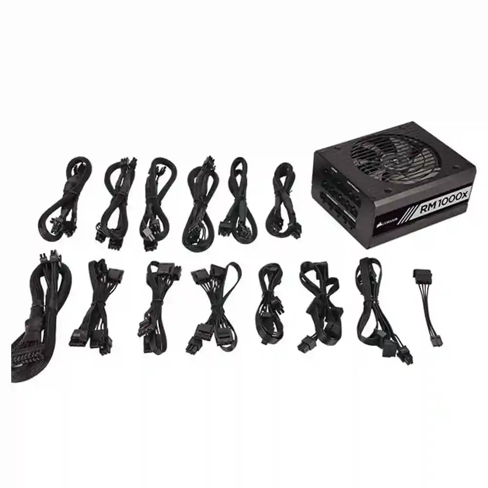 منبع تغذیه کورسیر مدل Corsair RM1000X کارکرده — تصویر ۳