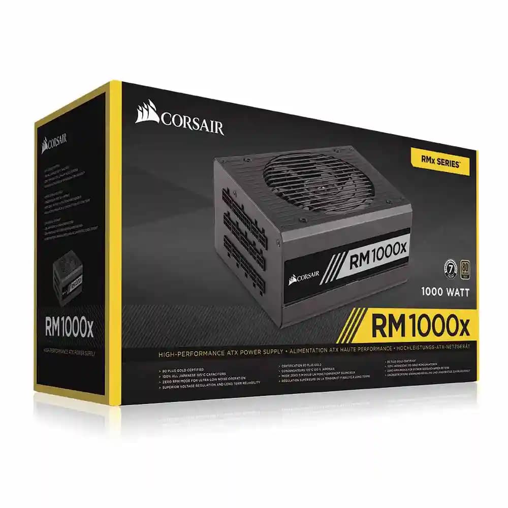 منبع تغذیه کورسیر مدل Corsair RM1000X کارکرده — تصویر ۴