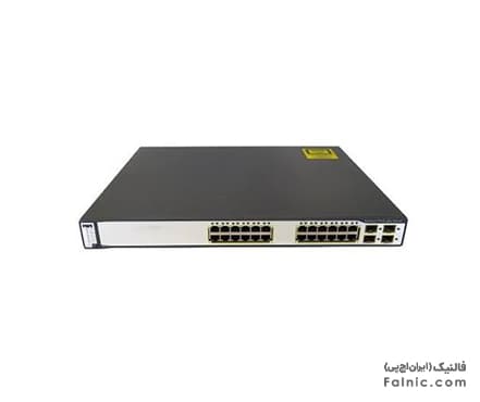 سوئیچ سیسکو Catalyst WS-C3750G-24PS-S Refurbished — تصویر ۲