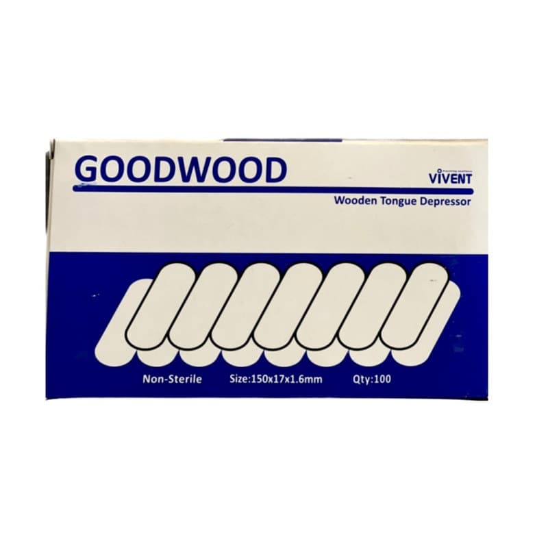 آبسلانگ ویونت مدل Goodwood بسته 100 عددی | چوب معاینه با کیفیت پزشکی — تصویر ۲
