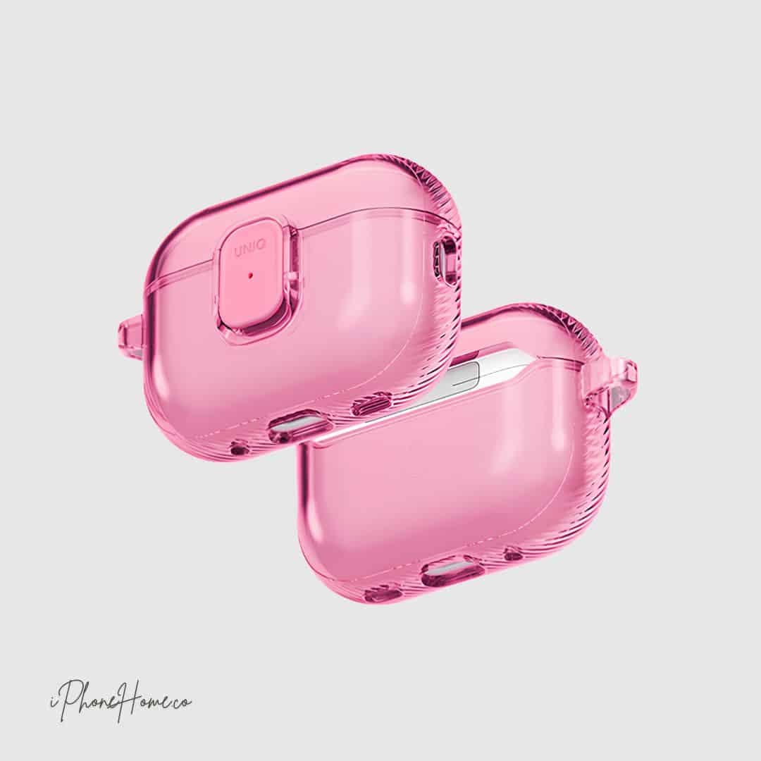 کاور ایرپاد یونیک Glase Pro صورتی مناسب Airpods Pro 3 — تصویر ۳