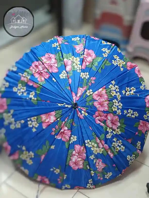 چتر گلدار آبی کاربنی — تصویر ۱۰