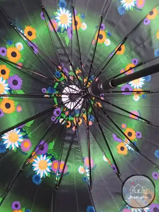چتر گلدار سبز — تصویر ۴