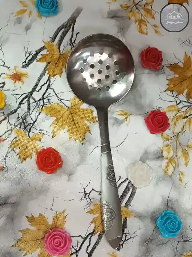 کفگیر پلوکش گل لیزری — تصویر ۲