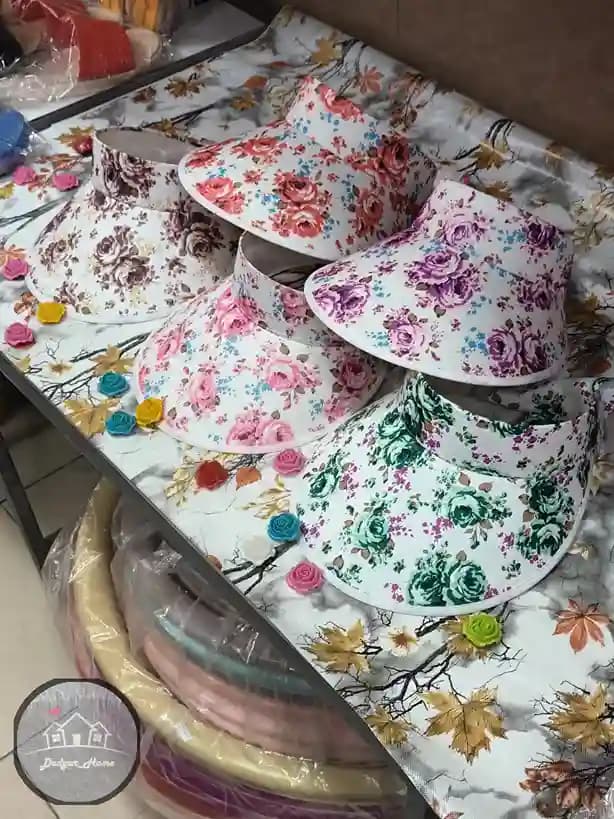 کلاه دخترانه گلدار — تصویر ۳