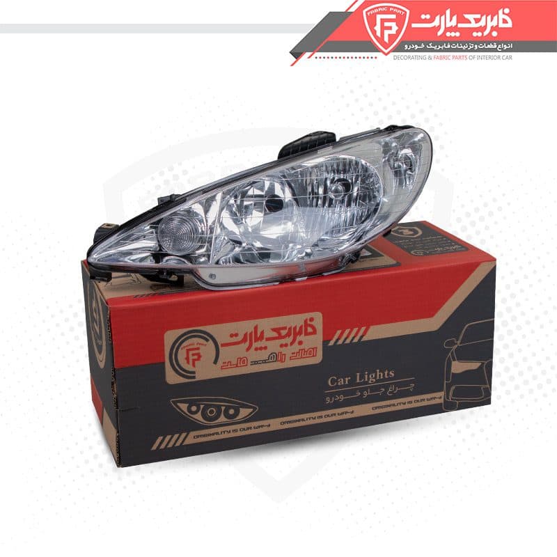 چراغ جلو پژو 206 کریستال A+ – دست کامل — تصویر ۹
